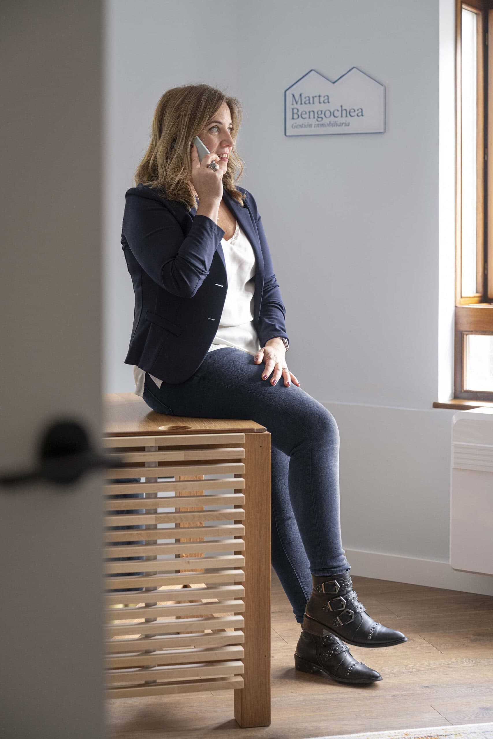Marta Bengochea, asesora inmobiliaria en Vitoria